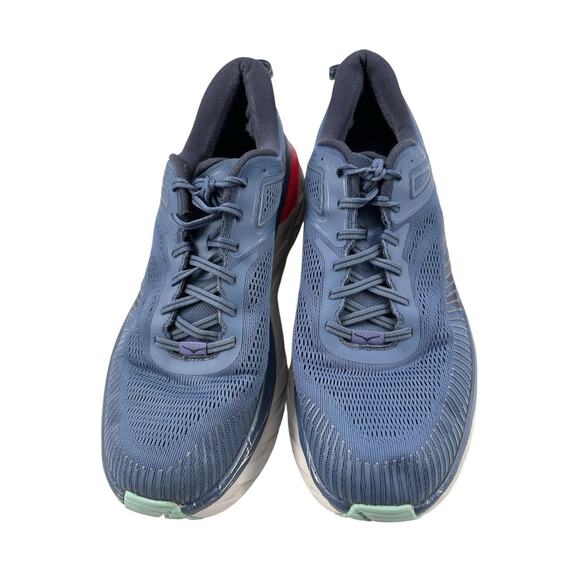 Hoka One One Bondi 7 Mens Size 12.5 Blue Grey Shoes Sneakers 1110518-RTOS main image 14